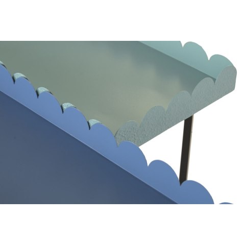 Stolik Home ESPRIT Niebieski Turkusowy 60 x 25 x 70 cm (2 Sztuk)