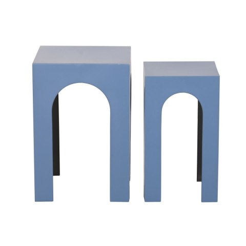 Zestaw 2 stołów Home ESPRIT Niebieski 40 x 40 x 58 cm