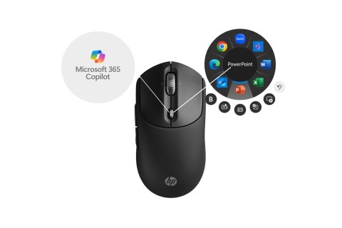 Mysz HP 700 Rechargeable  Mouse Black bezprzewodowa z akumulatorem czarna AZ7B0AA