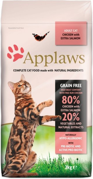 APPLAWS CAT Kurczak i Łosoś - Chicken Salmon 2kg (WYPRZEDAŻ)