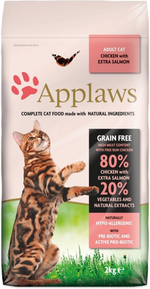 APPLAWS CAT Kurczak i Łosoś - Chicken Salmon 2kg (WYPRZEDAŻ)