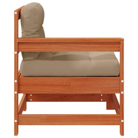 2 Sztuka Sofa narożna do ogrodu Lite drewno sosnowe