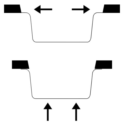 Zlew kuchenny z otworem przelewowym, biały, granitowy