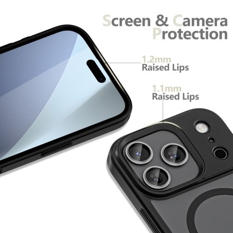 Etui case na iPhone 17 Pro MagMat MagSafe - czarny mat