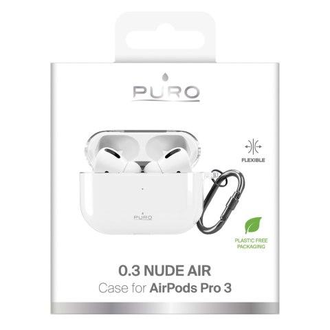 Etui pokrowiec na słuchawki AirPods Pro 3 0.3 Nude - przezroczysty