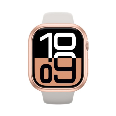 Etui pokrowiec do zegarka Apple Watch 46mm Minimal Case - różowe złoto