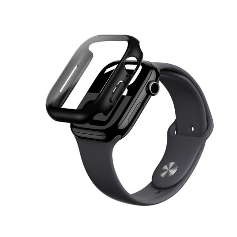 Etui ze szkłem hartowanym do Apple Watch 46mm Radix Glass - czarne
