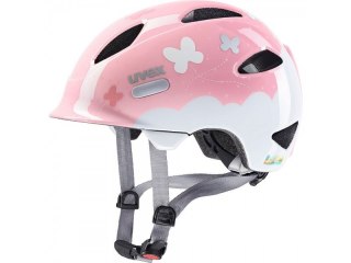 Kask rowerowy dziecięcy uvex oyo style butterfly pink 50-54