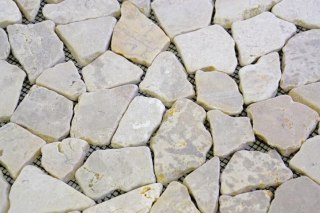 Mozaika marmurowa - biała, 1szt
