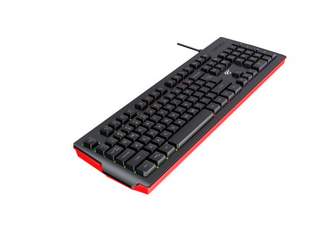 Klawiatura gamingowa Havit KB866L (czarno-czerwony)