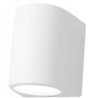 Oprawa elewacyjna MARTA 160-1L FROSTED Fumagalli E27 192 mm IP55 230V biały / tworzywo sztuczne