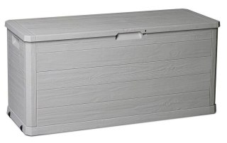 WOODYS Plastikowa skrzynia ogrodowa 280l jasno szara