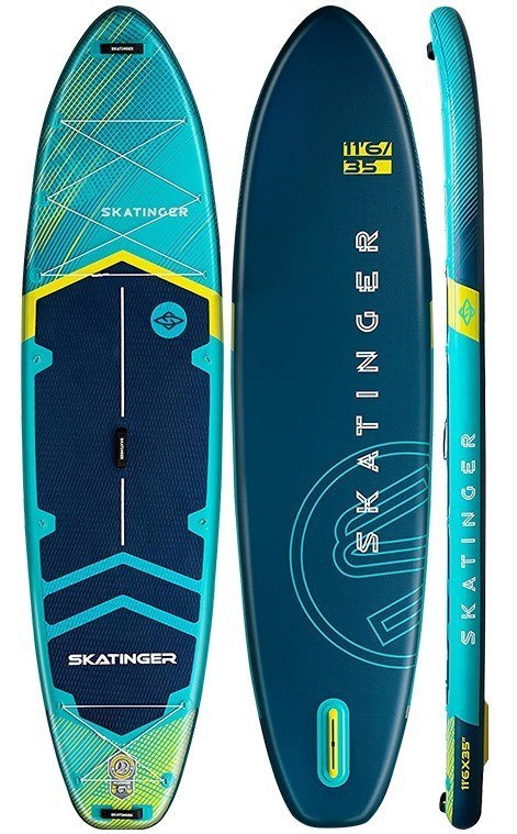Deska SUP SKATINGER Prana light bule 350x89x15 Yoga