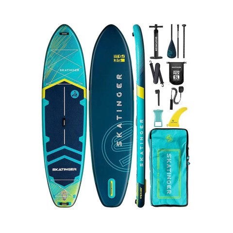 Deska SUP SKATINGER Prana light bule 350x89x15 Yoga