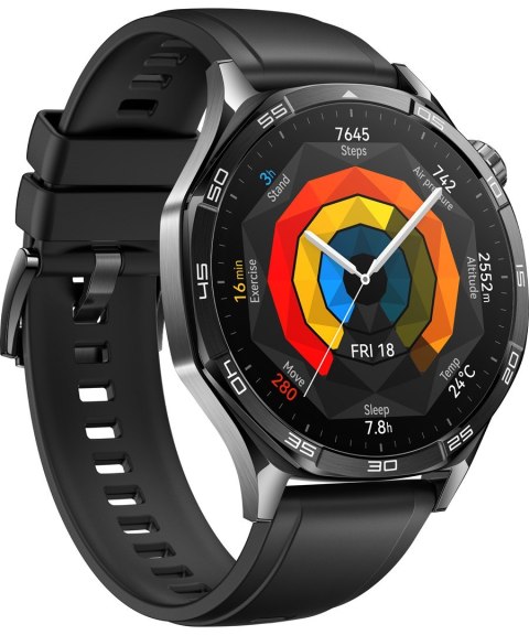 Smartwatch Huawei Watch GT5 46mm Fluoroelastomer Strap Black