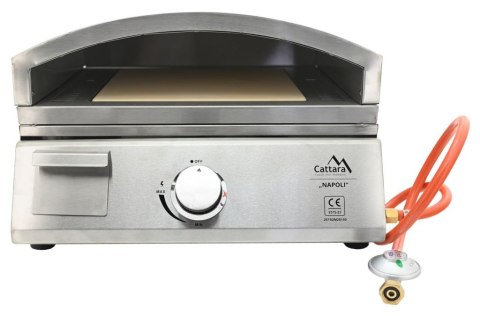 Grill gazowy, blat, piec do pizzy + płyta grillowa 50 x 19cm