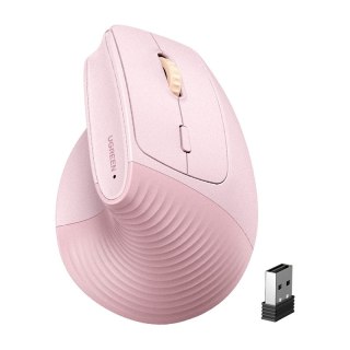 Mysz bezprzewodowa UGREEN M571 2.4GHz+BT (różowa)