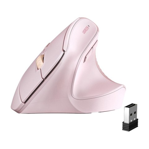 Mysz bezprzewodowa UGREEN M571 2.4GHz+BT (różowa)