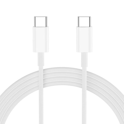 Ładowarka sieciowa NCA30 USB-A USB-C PD QC 30W z kablem USB-C 1m - biała
