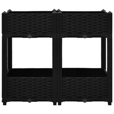 Donica do podniesionej rabaty, 80x40x71 cm, polipropylen