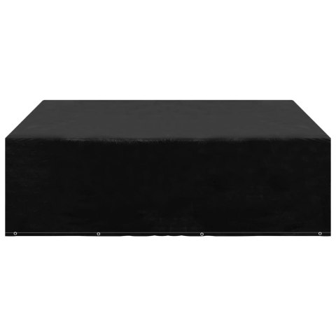 Pokrowce na meble ogrodowe, 2 szt., 12 oczek, 250x250x70 cm