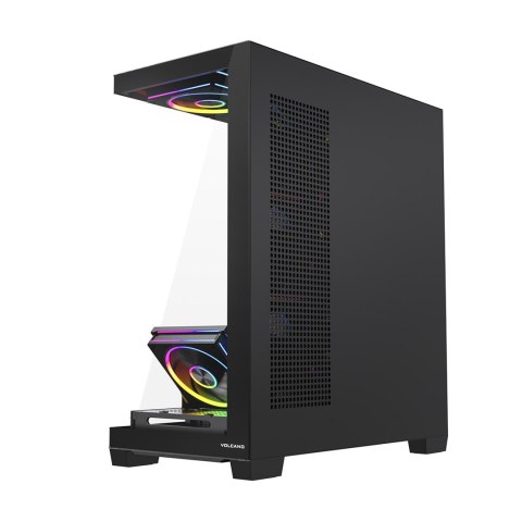 MODECOM OBUDOWA VOLCANO STELLAR PLUS ARGB MIDI 8F BLACK