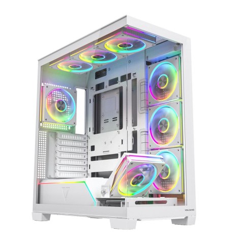 MODECOM OBUDOWA VOLCANO STELLAR PLUS ARGB MIDI 8F WHITE