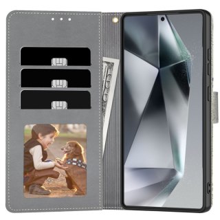 Etui case na Samsung Galaxy A56 5G Wallet - białe stokrotki