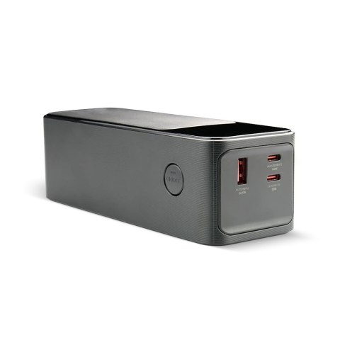 EVERACTIVE POWERBANK 27 000MAH, 1X USB, 2X USB-C, 162,5W, QC4+, WBUDOWANA LATARKA, WYŚWIETLACZ LCD, CZARNY EB-27Q