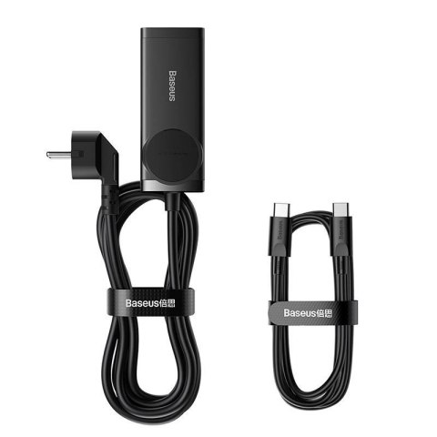 Ładowarka sieciowa BASEUS GaN3 Pro 100W 2xUSB 2xUSB-C AC (czarna)