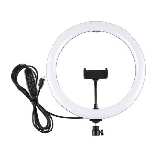 Lampa pierścieniowa PULUZ z uchwytem na telefon