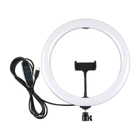 Lampa pierścieniowa PULUZ z uchwytem na telefon