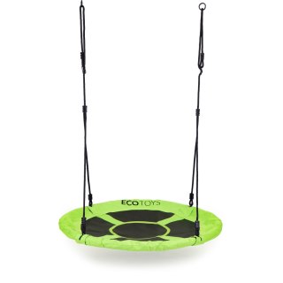 Huśtawka ogrodowa bocianie gniazdo 100 cm zielona ECOTOYS
