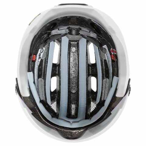 Kask rowerowy UVEX Finale visor 56-61cm, sand/white matt