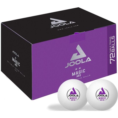 PIŁECZKI DO TENISA STOŁOWEGO JOOLA MAGIC ABS 72SZT BIAŁE