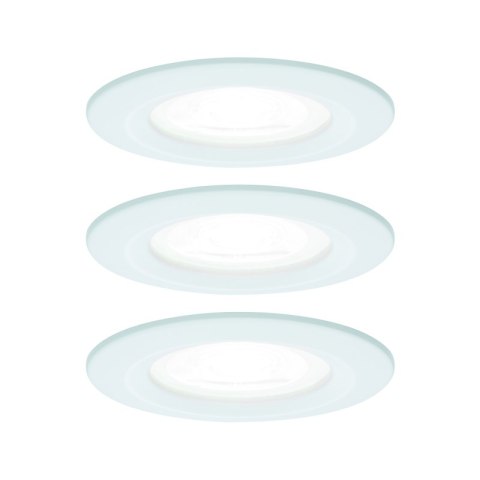Oprawa do wbudowania NOVA LED stała zestaw 3xGU10 6,5W 470lm 78mm 4000K 230V biały mat
