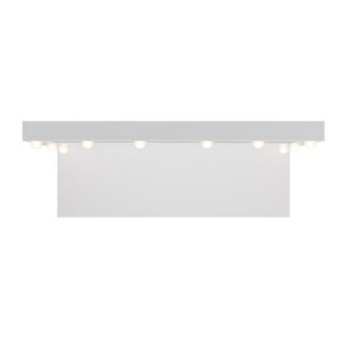 Toaletka kosmetyczna LED, 7 szuflad, biała, 108x41x140 cm